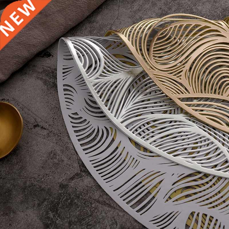 PVC Hollow Clouds Oil Resistant Non-slip Kitchen Placemat Co