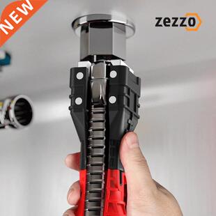 18 in 1 Foldble Wter Pipe Wrench Double End Bsin Bottom