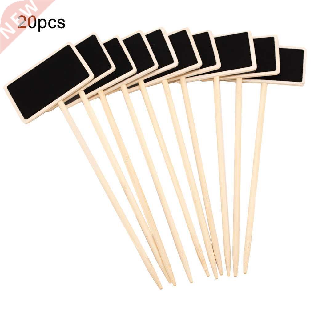 20pcs Wooden Chalkboard Blackboard Eco-Friendly Succulent Pl