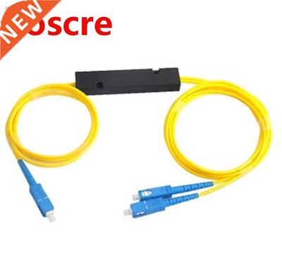 10pcs Ftth SC UPC 1X2 PLC Singlemode Fiber Optical Splitter