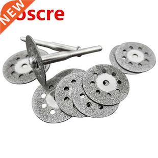 1Set 10pcs Circular Blades Cutting Wheel Discs Mandrel Rotar