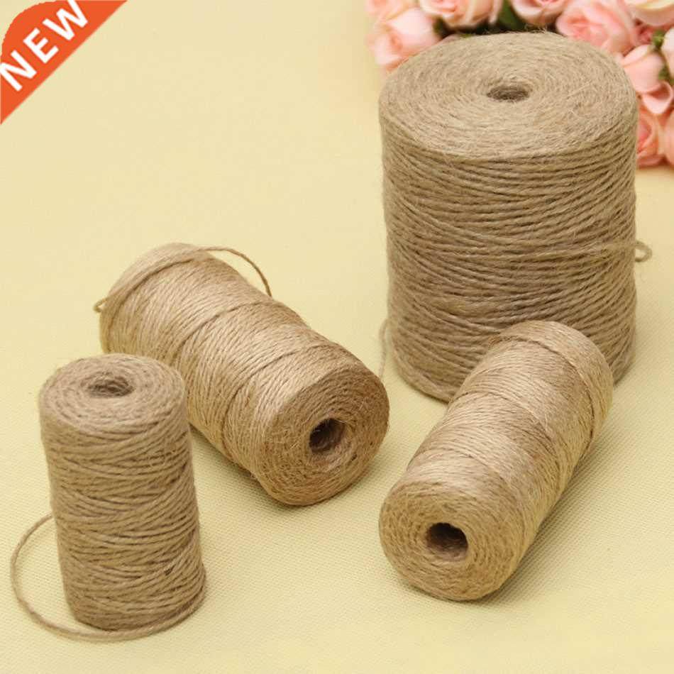 30/50/100Meters Natural Vintage Jute Rope Cord String Twine