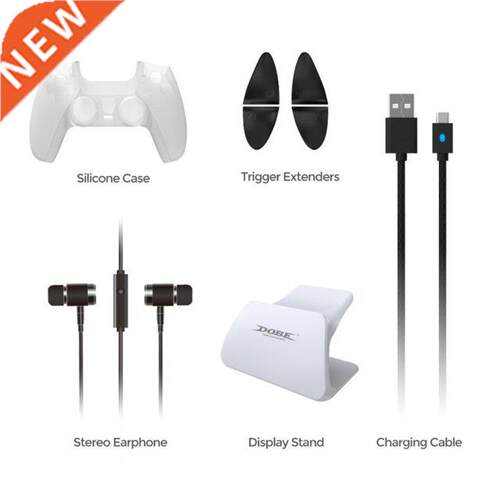 8 in 1 Gaming Gamepad Accessories For PS5 Controller Chargin