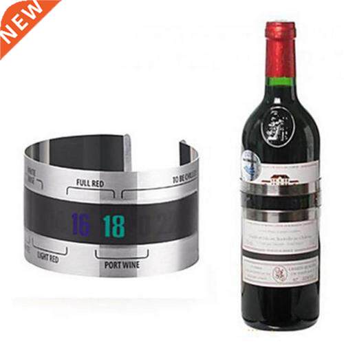 Stainless Steel Wine Bottle Thermometer Lcd Thermometer