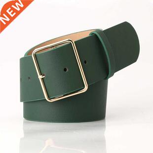 New Fashion 5cm Wide Black Red Leather Female Ladies Belts H