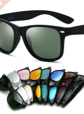 Vintage Rivets Polarized Sunglasses Men Women Driver Square