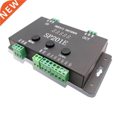 SP201E DMX512 DC5-24V Decoder Pixel RGB IC SPI Signal Addres