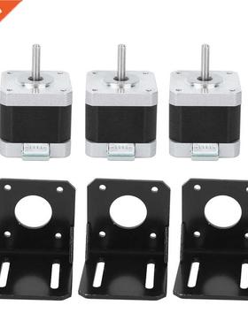 Stepper otor Stainless Steel 4-Wire Bipolar 3D Printer Acce