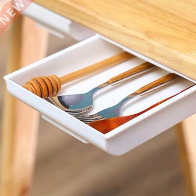 New Self Stick Pencil Tray Desk Table Storage Drawer Organiz