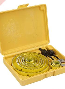 16PCS Carbon Steel Hole Saw Drill Bits Wood Working Metal Ho