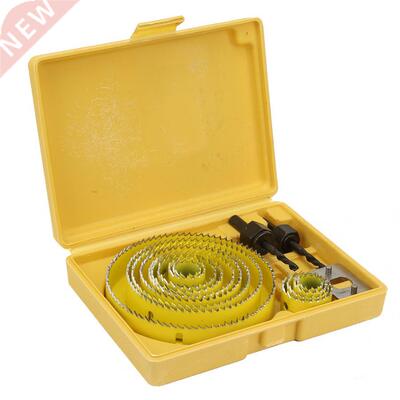 16PCS Carbon Steel Hole Saw Drill Bits Wood Working Metal Ho