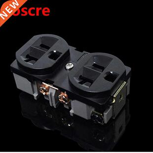 2pcs Power Socket Black HIFI US 20A AC Power Receptacle Sock