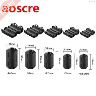 Clip-on Ferrite Ring Core RFI EMI Noise Suppressor Cable Cli