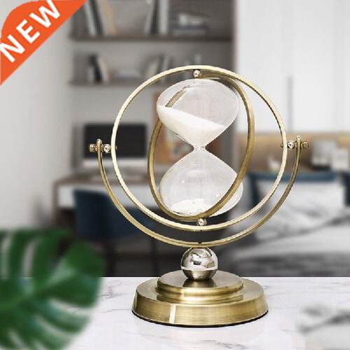 New Hour Glass 30 Minutes Rotating Sand Hourglass,Metal