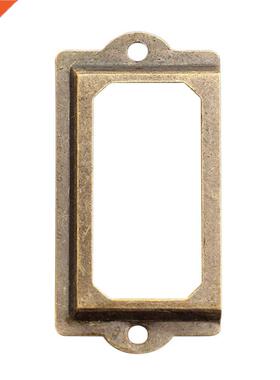 12Pcs Label Pull Frame Handle File Name Card Holder For Furn