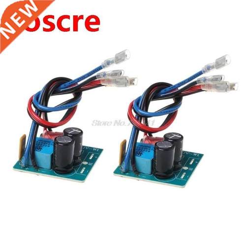 2pcs 60W 2 Way Speaker Crossover Board Bass Tweeter Frequenc