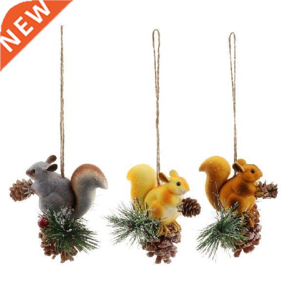 Artificial Squirrel ing Pendants For Home Xmas Party Decor