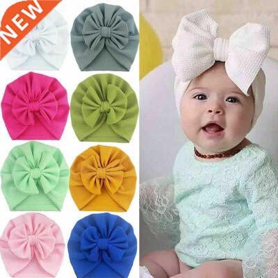 2020 Baby Stuff Accessories Baby Girl Hat With Bow Knot Infa