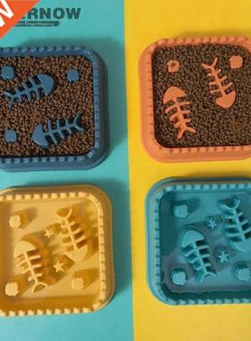 Dog Dish Into Slow Feeder Dog Bowl Lick Mat Bowls Puppy