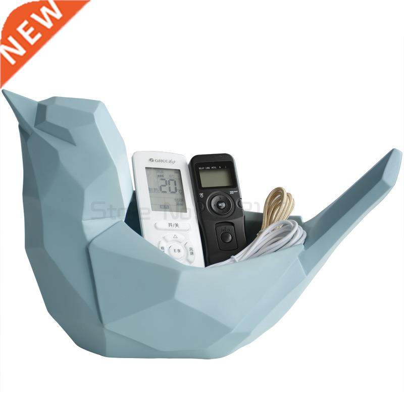 Resin bird Statue Mobile phone tools control storage box