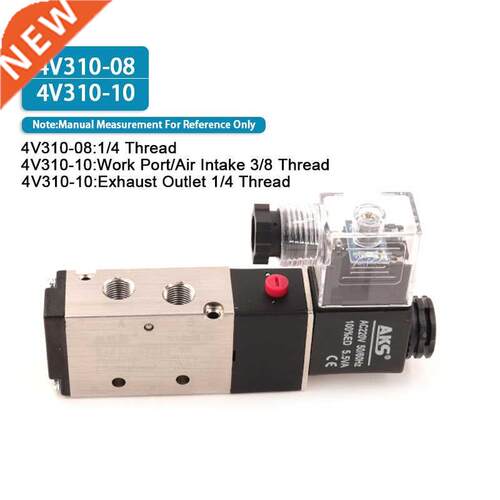Pneumatic Electric Solenoid Valve4V310-08/10 3 Way 2 Positio
