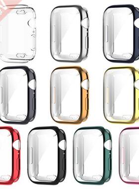Case For Apple Watch 7 41mm 45mm TPU Bumper Frame Matte Case