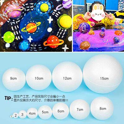 20-90mm White Craft balls Polystyrene Styrofoam Foam D
