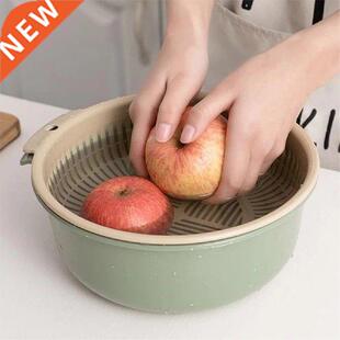 Strainer Plastic Food Fruit Hollow Layers Detachable