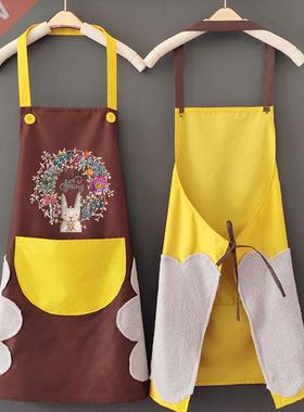 Kitchen Wipeable Waterproof Oil-Proof Cartoon Wreath Rabbit