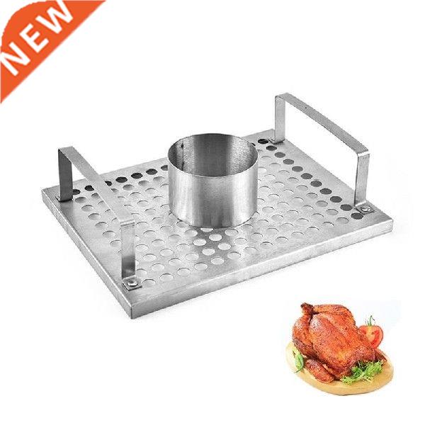 Beer Can Chicken Roaster Rack Stainless Steel Barbecue