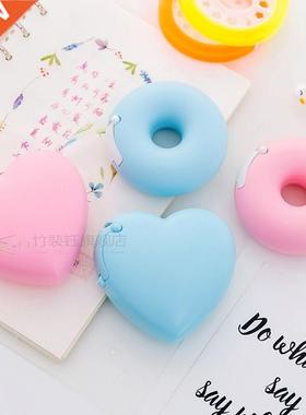 Candy Color ing Tape Cutter Design Of Love Heart/Donut Shape