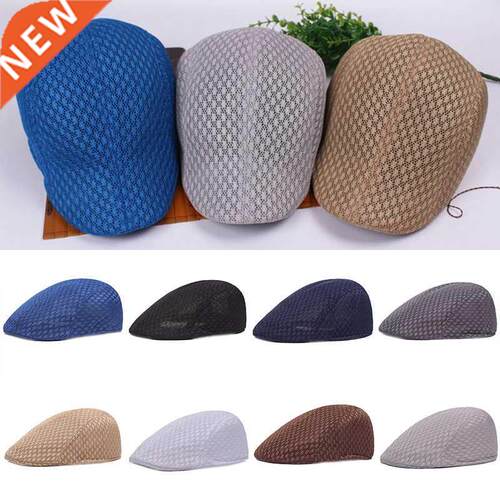 Newsboy Style Adjustable Caps For Men Women Spring Summer B