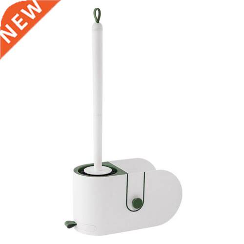 Toilet Brush with Holder Storage Box Hanging Wall Mounted Cl