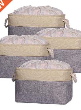 New 4 Pcs Storage Basket Can Be Bundled Foldable Storage