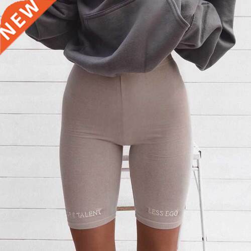 2021 women shorts bker shorts ftness casual short cotton c