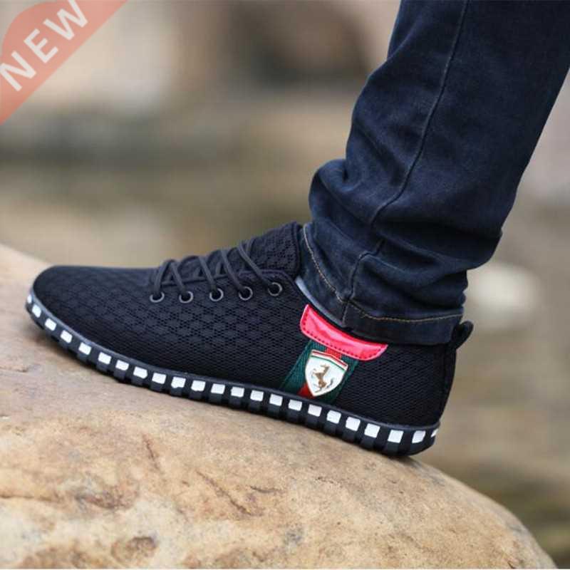 Men Casual Shoes New Arrival Breathable Mesh Flats Shoes Men
