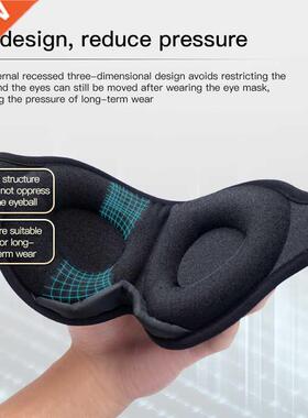 D Memory Foam Silk Sleep Mask Soft?Women Men Eye Patches Co