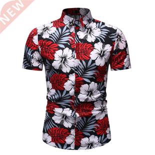 Mens Beach Shirts Camisa Social Masculina 2022 Fashion Brand