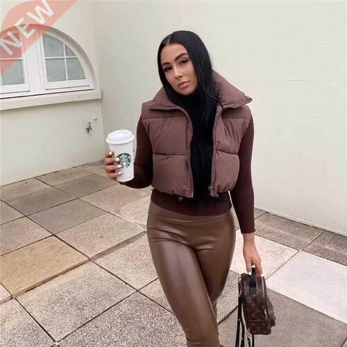 2021 Spring Casual Woman Black Loose Short Vest Female Fashi