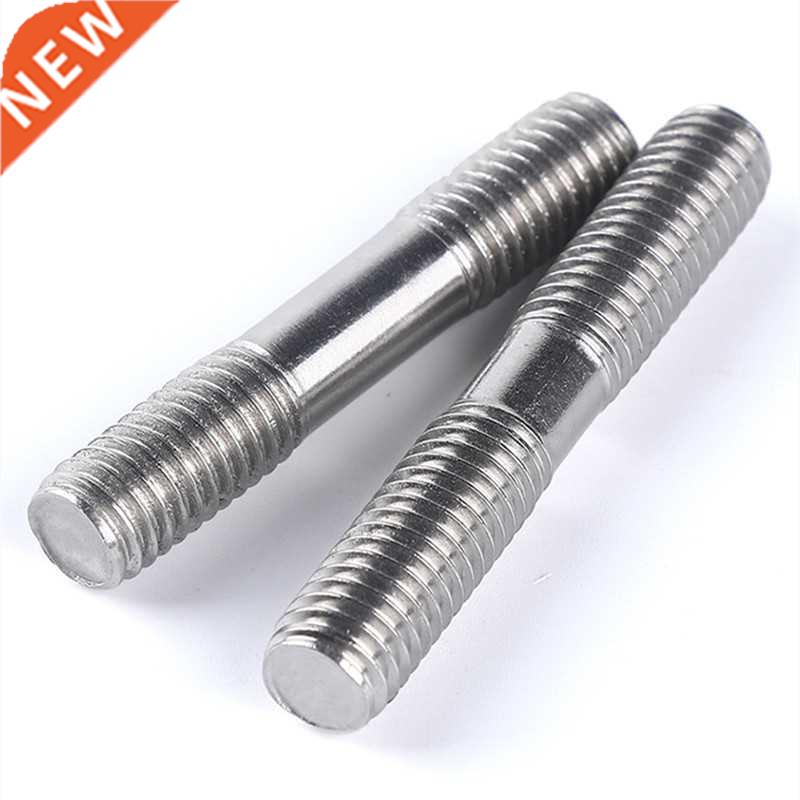 1/2PCS M6 M8 M10 304 Rod Double Thread Stainless Steel Scre