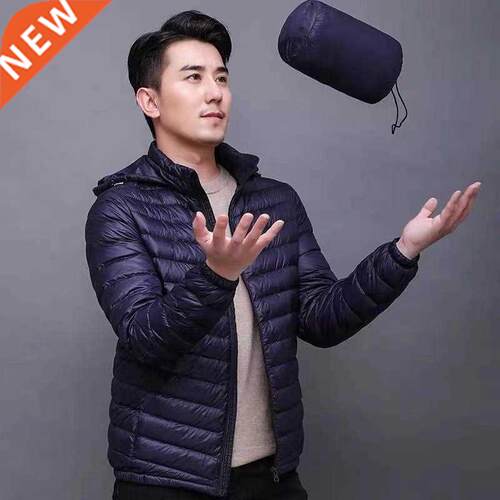 2021 Winter Fashion Brand Ultra Light Duck Down Jacket Mens