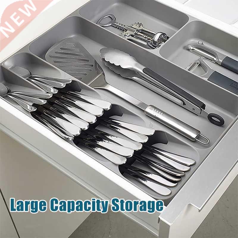 Kitchen Cutlery Storage Tray Knife Holder Utensils Drawer