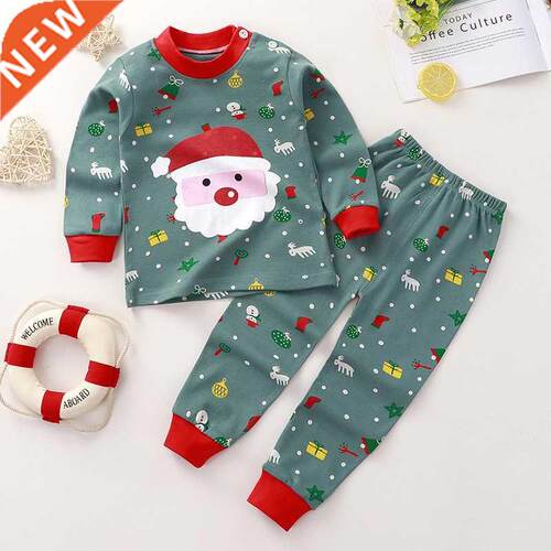Pajamas Set Girls Underwear Suits Baby Boys Clothes Printed