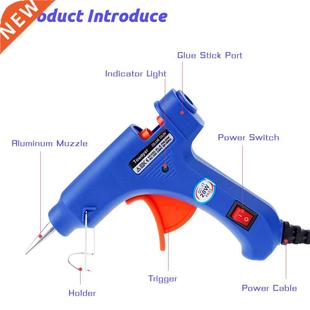 Hot Melt Glue Gun with 7mm*100m Glue Sticks 20W Electric Min