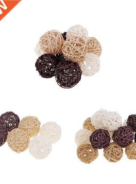 3cm/5cm/7cm Handmade Rattan Wicker Cane Ball for Garden