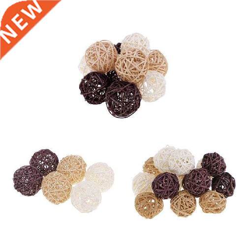 3cm/5cm/7cm Handmade Rattan Wicker Cane Ball for Garden