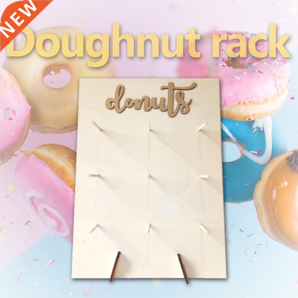 Wooden Donut Wall Stand Doughnut Holder Baby Shower Kid