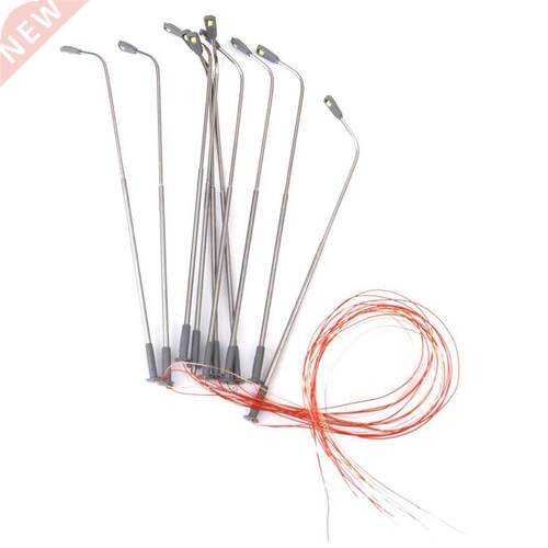 10 pcs Model LED Street Lamp Lighting Single Head Train Layo