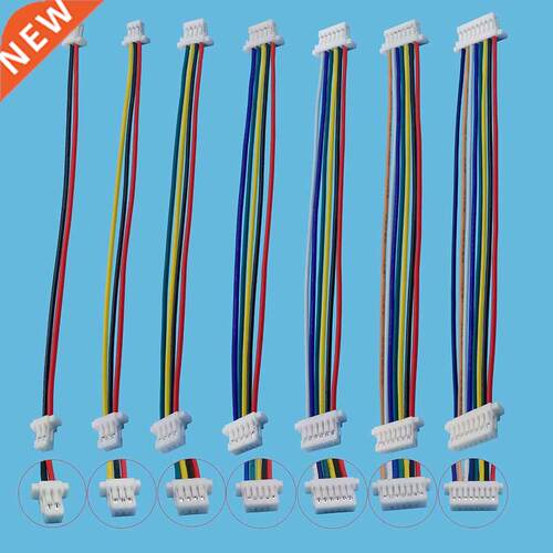 10Pcs JST SH1.0 Pitch 1.0mm 2/3/4/5/6/7/8 Pin Female Double