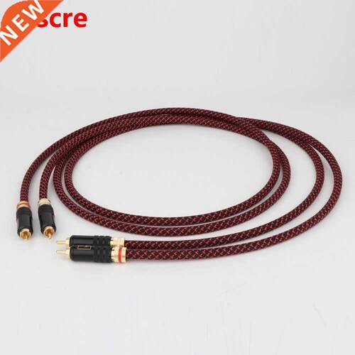 One pair Audio Cable High End HIFI RCA Audio Cables With WBT